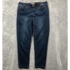 Democracy Jeans Womens 10 Blue Denim Ab Technology Elastic Waist Casual